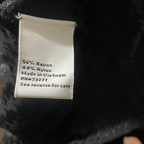 Nine West Women's Black Silky Fabric Sleeve-Slit Wrap Blouse Top Plus Size XL - Picture 9 of 10